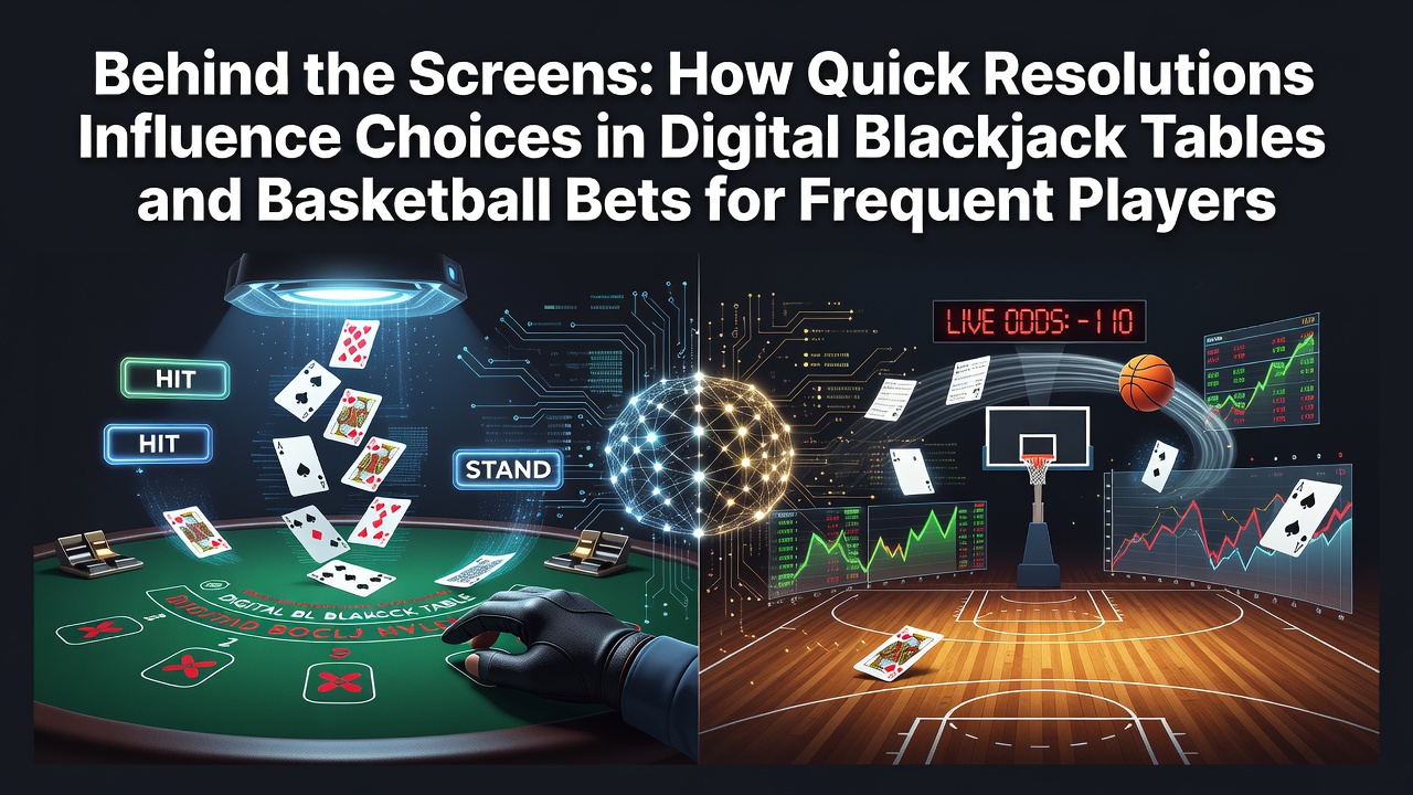 Digitale Blackjack-Tische und Basketball-Wetten mit schnellen Auflösungen auf mobilen Geräten