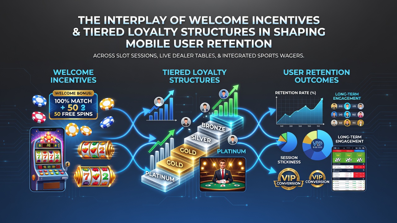 Mobile Nutzerbindung durch Willkommensboni und Treueprogramme in Slots, Live-Dealer und Sportwetten